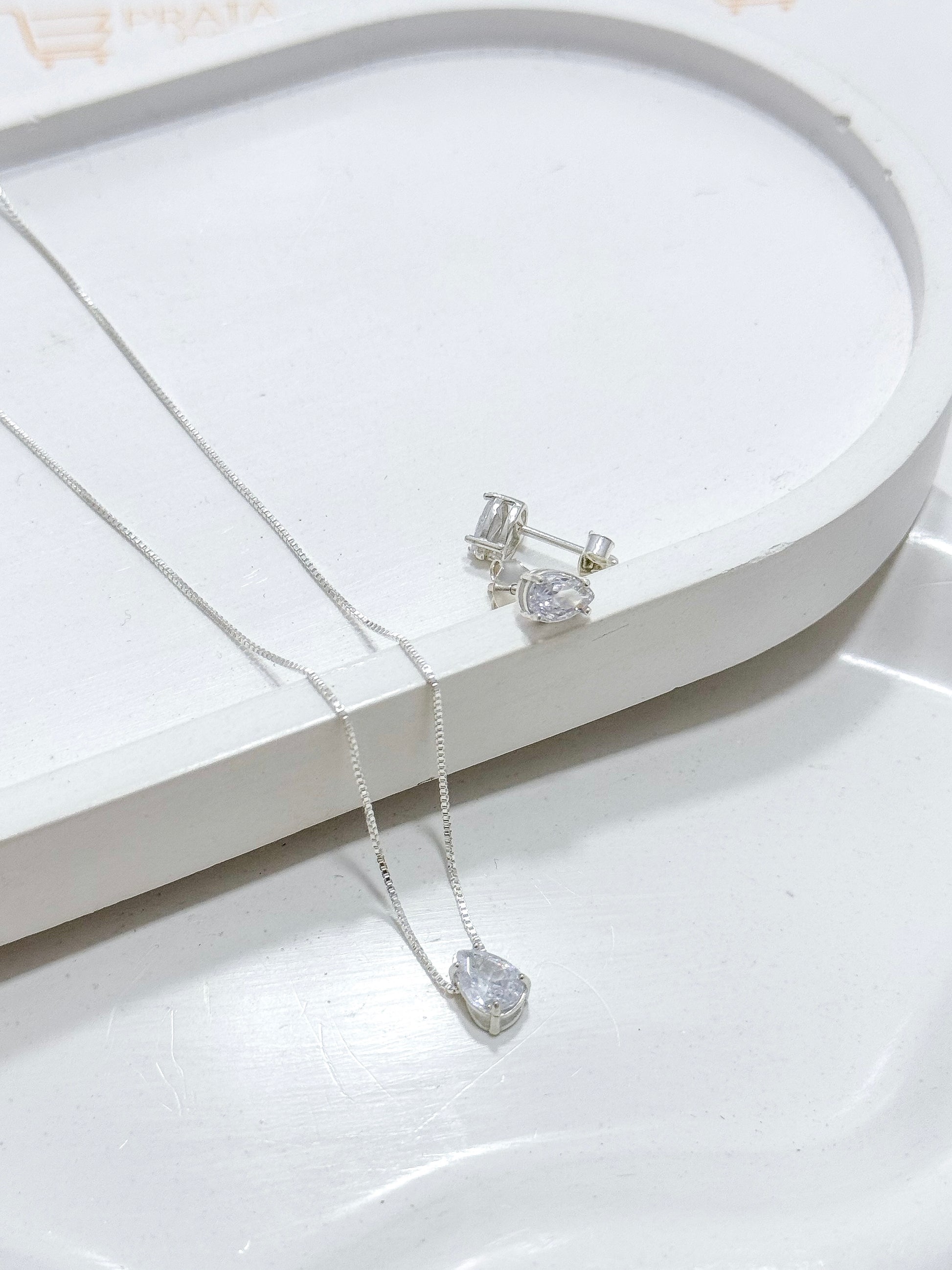 Conjunto corrente + brinco 2