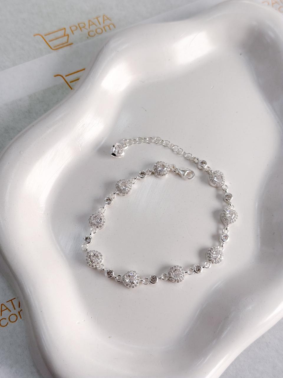 Pulseira Corações